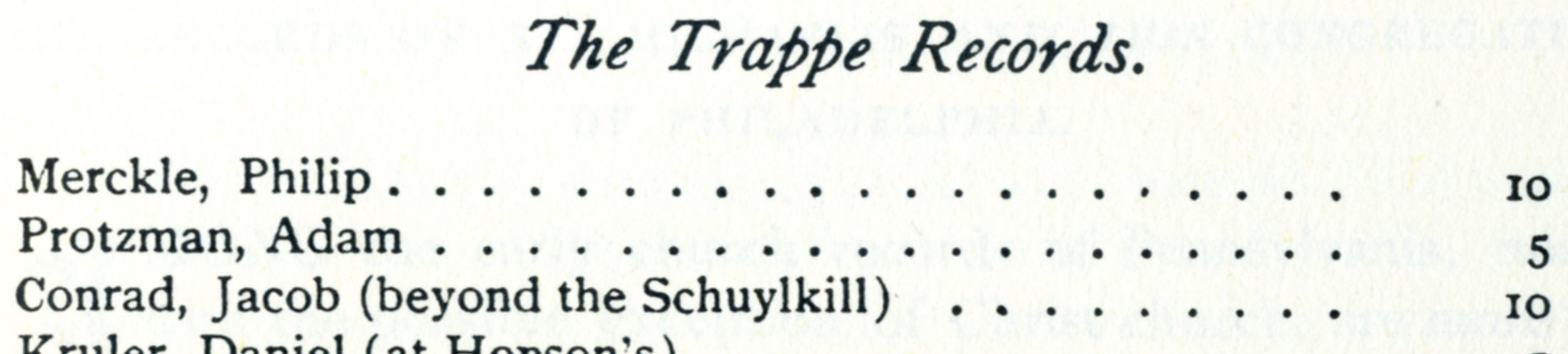 other Jacob Conrad 1760